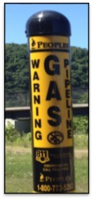 Peoples Pipeline Marker